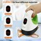 Mini Heat Press, Heat Transfer Machine, Constant Temp Control, Insulated Safety Base, Fits for Crafts, T-Shirt, Hat, Cap, Pillows (White Green)